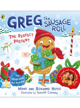 英文原版 Greg the Sausage Roll The Perfect Present 香肠卷格雷格 完美的礼物 育儿网红LadBaby绘本 英文版 进口英语原版书籍
