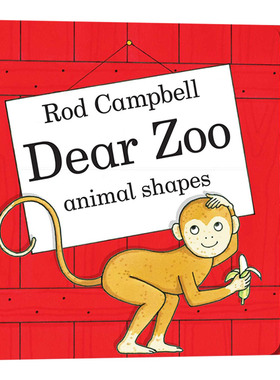 Dear Zoo Animal Shapes 英文原版 亲爱的动物园 动物的形状 英文版儿童英语启蒙认知益智绘本 Rod Campbell 进口原版书籍