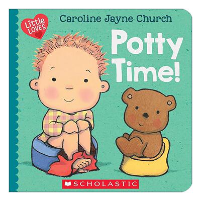 英文原版 Potty Time 便便时间到了 如厕训练 纸板书 英文版 进口英语原版书籍