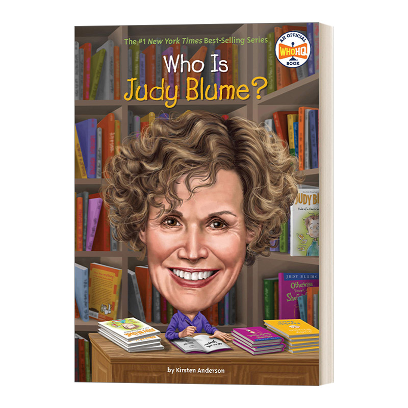 朱迪·布鲁姆是谁？ 英文原版 Who Is Judy Blume? 名人传记系列书籍儿童版 中小学生读物 Who Was/Is 系列