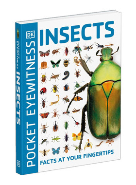 英文原版 Pocket Eyewitness Insects 口袋目击者系列 昆虫 DK口袋书 青少年课外科普读物  英文版 进口英语原版书籍儿童图书