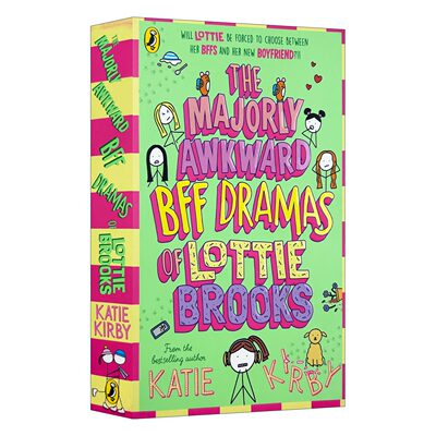 英文原版 The Majorly Awkward BFF Dramas of Lottie Brooks 洛蒂极其尴尬的生活6 Katie Kirby儿童故事书 进口英语原版书籍