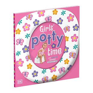 英文原版 Girls' Potty Time 女生上厕所的时间 英文版 进口英语原书籍儿童图书