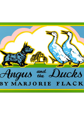 英文原版绘本 Angus and the Ducks 安格斯和鸭子  安格斯系列 凯迪克奖得主Marjorie Flack 英文版 进口英语原版书籍