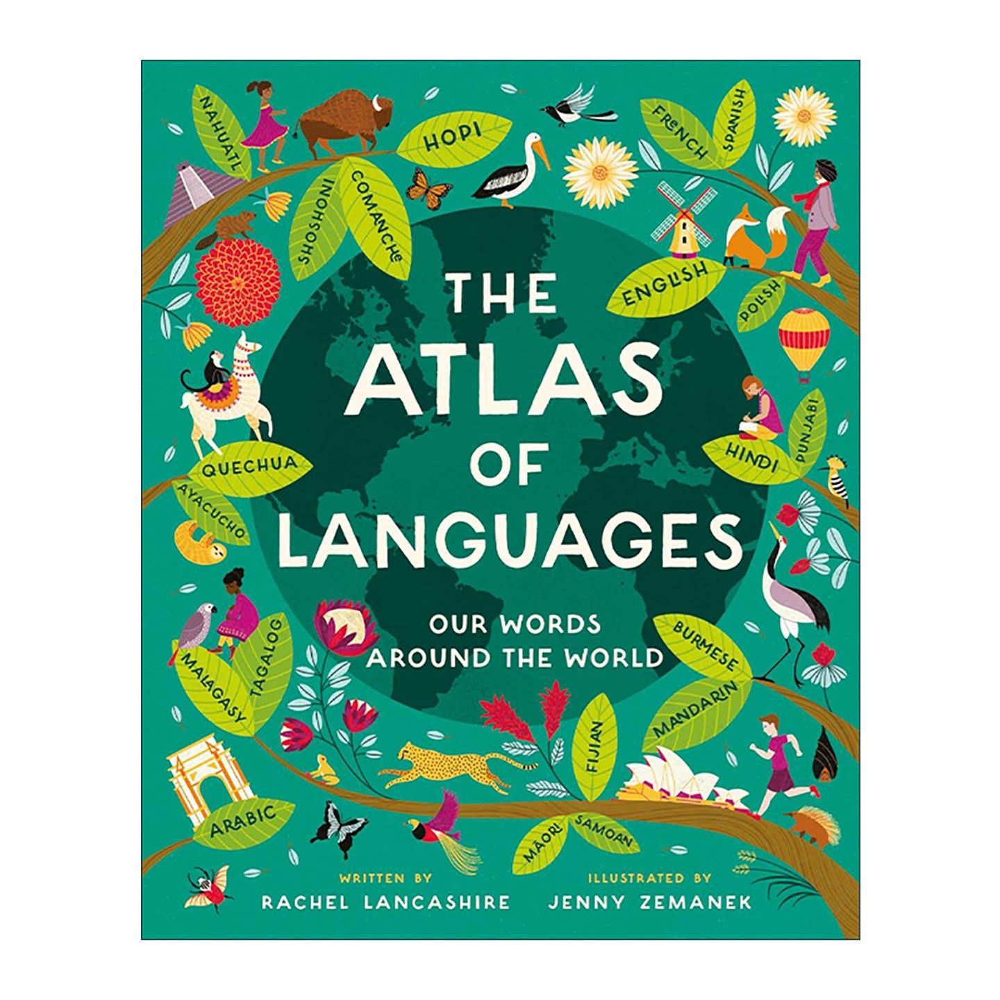 英文原版 Atlas of Languages 语言地图集 儿童科普百科知识绘本 英文版 进口英语原版书籍