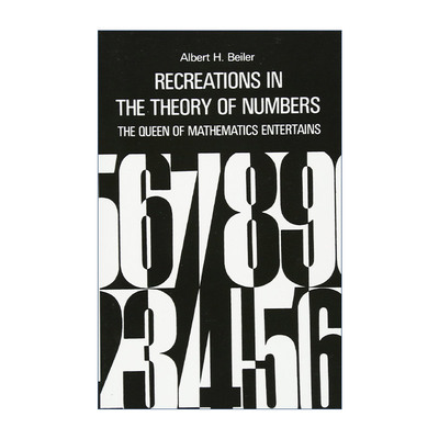 英文原版 Recreations in the Theory of Numbers 数论妙趣 数学女王的盛情款待 Albert H. Beiler 英文版 进口英语原版书籍