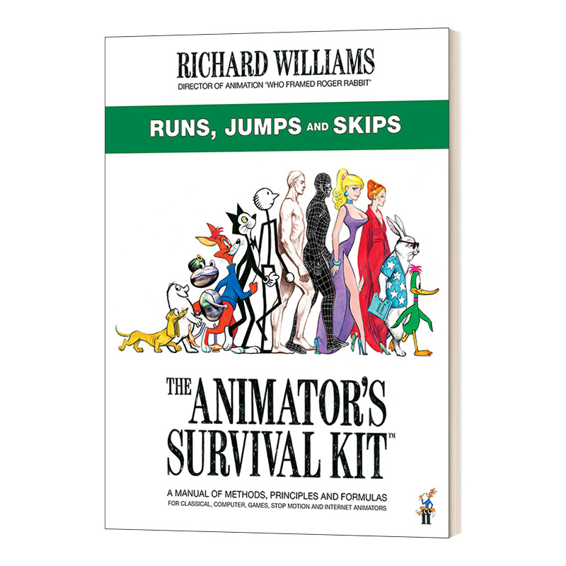 英文原版 The Animator's Survival Kit Runs Jumps and Skips 动画基础技法 跑 蹦 跳 英文版 进口英语原版书籍