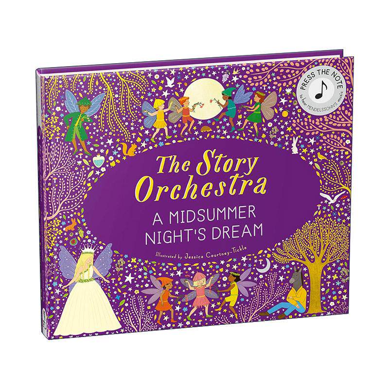 英文原版 The Story Orchestra A Midsummer Night's Dream 小猫头鹰社管弦乐队 仲夏夜之梦 儿童发声绘本精装 进口英语原版书籍