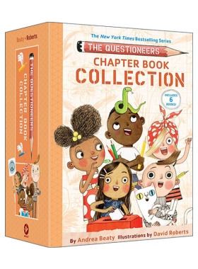 英文原版 The Questioneers Chapter Book Collection Books 1-6 梦想行动派章节读物系列 6册精装盒装套装 STEM教育 英文版