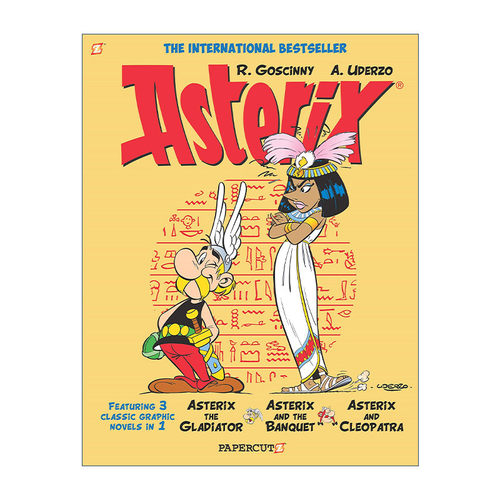 英文原版 Asterix Omnibus #2 高卢英雄历险记4-6 合订本 卷二 英文版 进口英语原版书籍