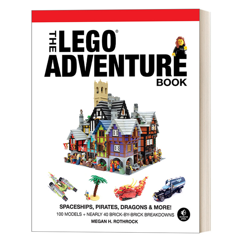 英文原版The LEGO Adventure Book Vol. 2乐高创意书系列2宇宙飞船、海盗、龙等等!乐高搭建技巧指南英文版进口英语原版书