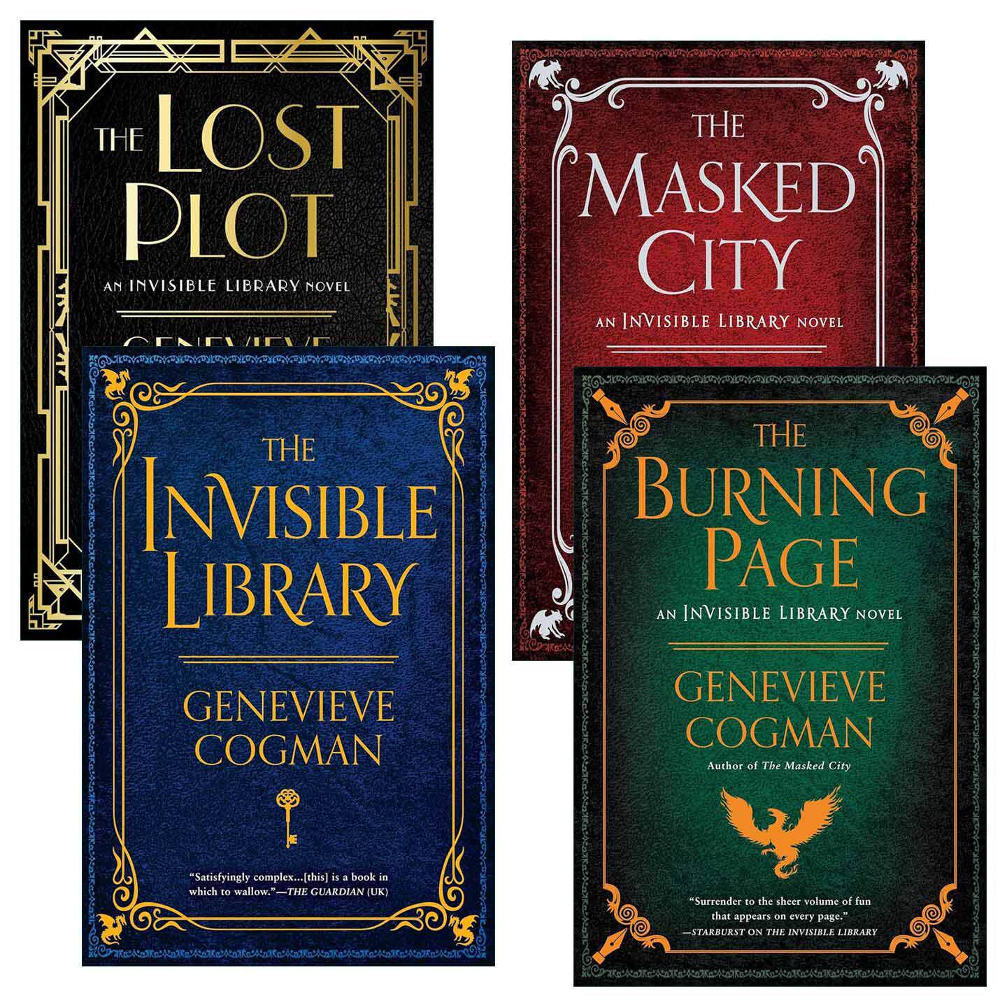 英文原版 The Invisible Library 看不见的图书馆1-4册 时间旅行奇幻小说 英文版 进口英语原版书籍