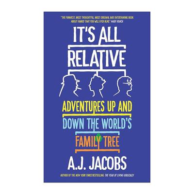 英文原版 It's All Relative 万物的奇妙亲缘 世界家谱的追踪与探索之旅 英文版 进口英语原版书籍