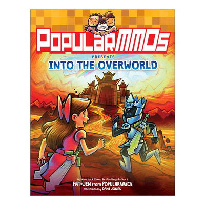 英文原版 PopularMMOs Presents Into the Overworld 全彩奇幻冒险游戏漫画 英文版 进口英语原版书籍