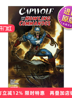 英文原版 Capwolf and the Howling Commandos 美队狼与嚎叫突击队 漫威漫画 Stephanie Phillips 英文版 进口英语原版书籍
