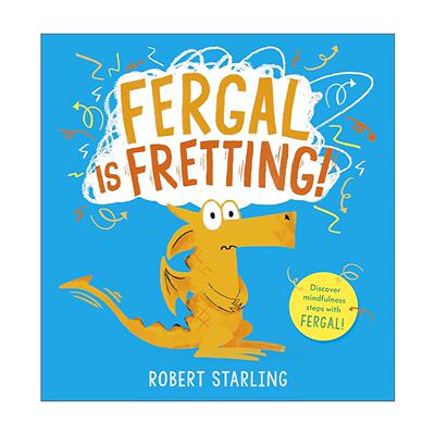 英文原版 Fergal is Fretting 小恐龙费加尔的焦虑 儿童情绪管理绘本 英文版 进口英语原版书籍