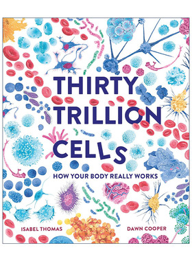 英文原版 Thirty Trillion Cells 30万亿个细胞 人体是如何运作的 儿童科普百科精装绘本 英文版 进口英语原版书籍