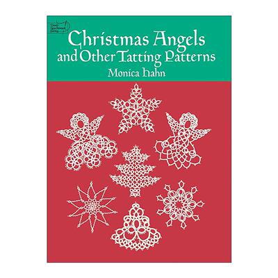 英文原版 Christmas Angels and Other Tatting Patterns 圣诞天使与其他花纹图案编织插图指南 英文版 进口英语原版书籍
