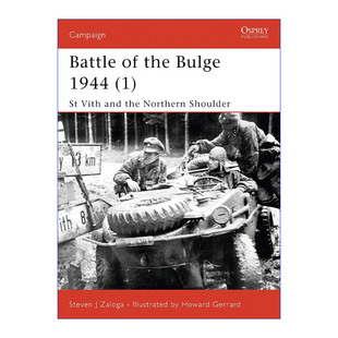 英文原版 Battle of the Bulge 1944 (1) 二战1944阿登战役 卷一 战争历史系列 英文版 进口英语原版书籍