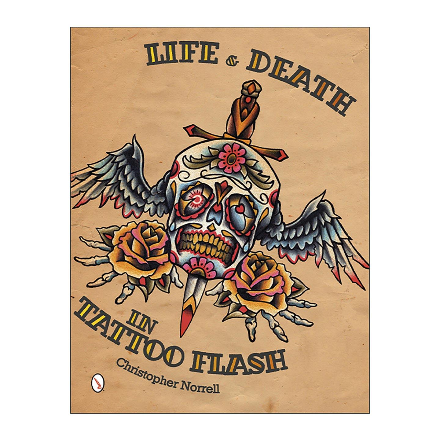 英文原版 Life & Death in Tattoo Flash 纹身中的生死 插画作品集 艺术图册 英文版 进口英语原版书籍