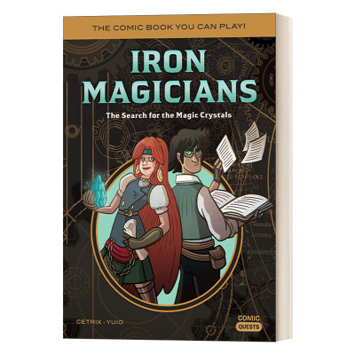 英文原版 Iron Magicians The Search for the Magic Crystals Comic Quests 05 漫画任务系列5 钢铁魔术师 寻找魔法水晶 英文版