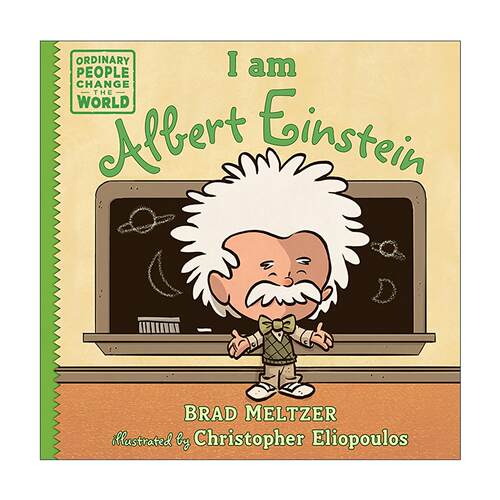 英文原版 I am Albert Einstein Ordinary People Change the World 我是阿尔伯特·爱因斯坦 普通人改变世界系列 名人传记 儿童
