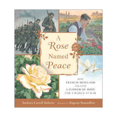 英文原版 A Rose Named Peace 和平玫瑰 儿童精装绘本 英文版 进口英语原版书籍