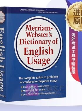 英文原版 韦氏英语用法指南 Merriam-Webster's Dictionary of English Usage 英英词典 海外考试工具书 精装版
