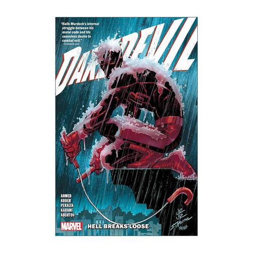 英文原版 Daredevil by Saladin Ahmed Vol.1 Hell Breaks Loose 超胆侠 卷一 地狱爆发 漫威漫画 英文版 进口英语原版书籍
