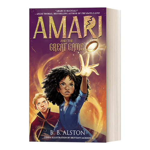 英文原版 Amari and the Great Game 阿玛瑞和伟大游戏 阿玛瑞和黑夜兄弟续篇 精装 英文版 进口英语原版书籍