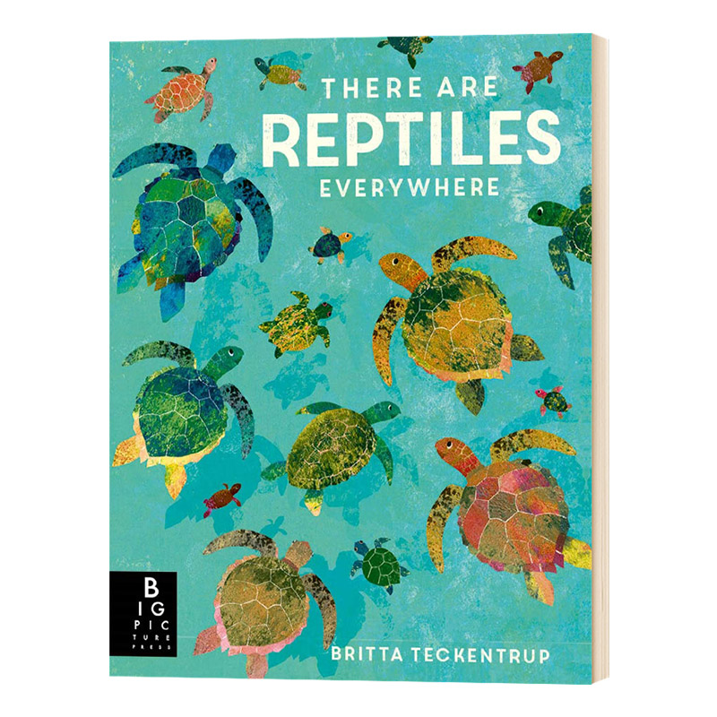 精装 爬行类动物 英文原版 There are Reptiles Everywhere 英文版儿童英语科普绘本 进口原版书籍