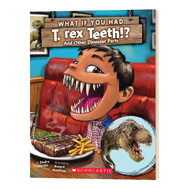 had t rex teeth 英文原版 儿童趣味科普百科绘本 英文版进口英语故事