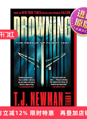 英文原版 Drowning 溺水 1421航班的救援 惊悚小说 英文版 进口英语原版书籍