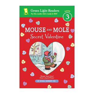 and Valentine Secret 英文原版 秘密情人节 Level 绿光分级读物 Readers Mole Light Green 书籍 进口英语原版 老鼠和鼹鼠 Mouse