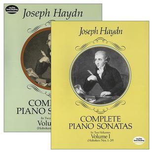 Sonatas 钢琴奏鸣曲完整集 进口英语原版 Complete 书籍 英文版 Piano 约瑟夫·海顿 英文原版 2册