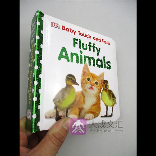 Baby Touch and Feel Fluffy Animals DK毛茸茸的动物 英文原版绘本 英文版儿童英语启蒙纸板书 触摸书 进口原版亲子阅读书籍