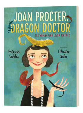 女性开拓者小传 龙医生与科莫多巨蜥 英文原版Joan Procter Dragon Doctor两栖爬行动物学家琼·普罗科特 儿童精装绘本 进口英语书