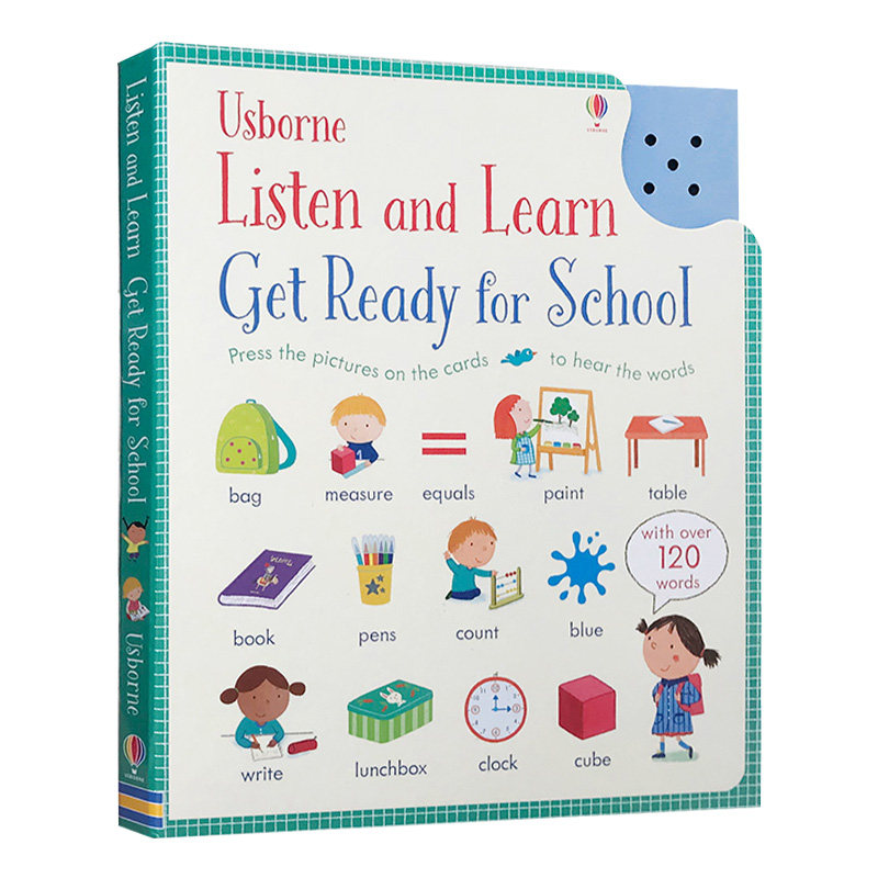 英语单词发声书 入学准备 英文原版 listen and learn get ready for