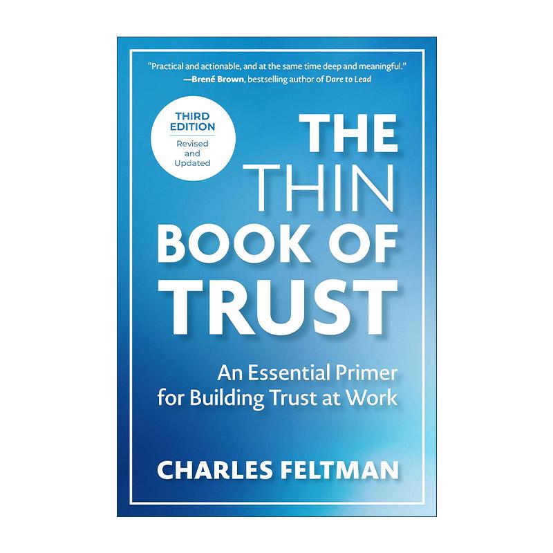 英文原版 The Thin Book of Trust Third Edition 信任之书 第三版 在工作中建立信任的基本入门指南 职场发展 进口英语原版书籍