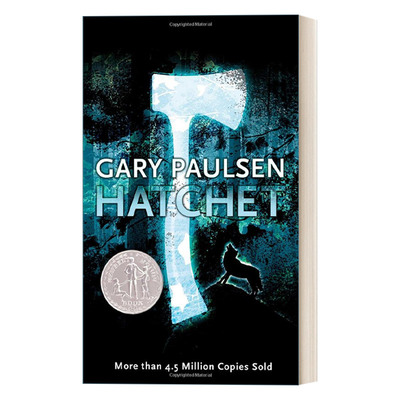 英文原版小说 Hatchet 手斧男孩 蓝色封面 英文版 进口英语原版书籍