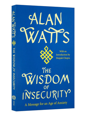 不安的智慧 英文原版 The Wisdom of Insecurity 全英文版 Alan Watts 进口英语书籍