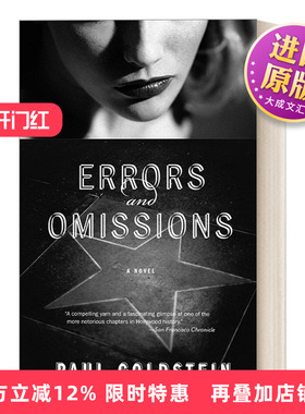 英文原版 Errors and Omissions Michael Seeley Mystery 01迈克尔·瑟雷之谜1 误差与遗漏 惊悚悬疑小说 Paul Goldstein 进口书籍