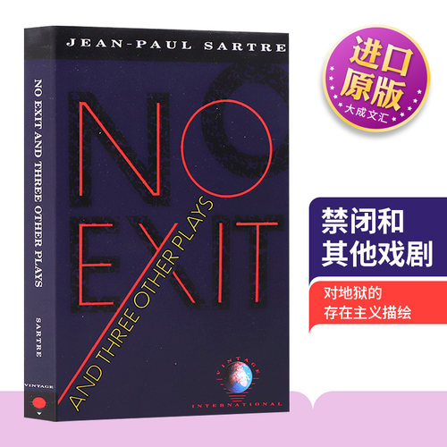 英文原版萨特禁闭和其他戏剧