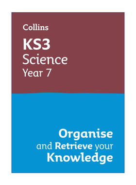 英文原版 Collins KS3 Science Year 7 Organise and Retrieve Your Knowledge 柯林斯英国初中科学复习册七年级 进口英语原版书籍