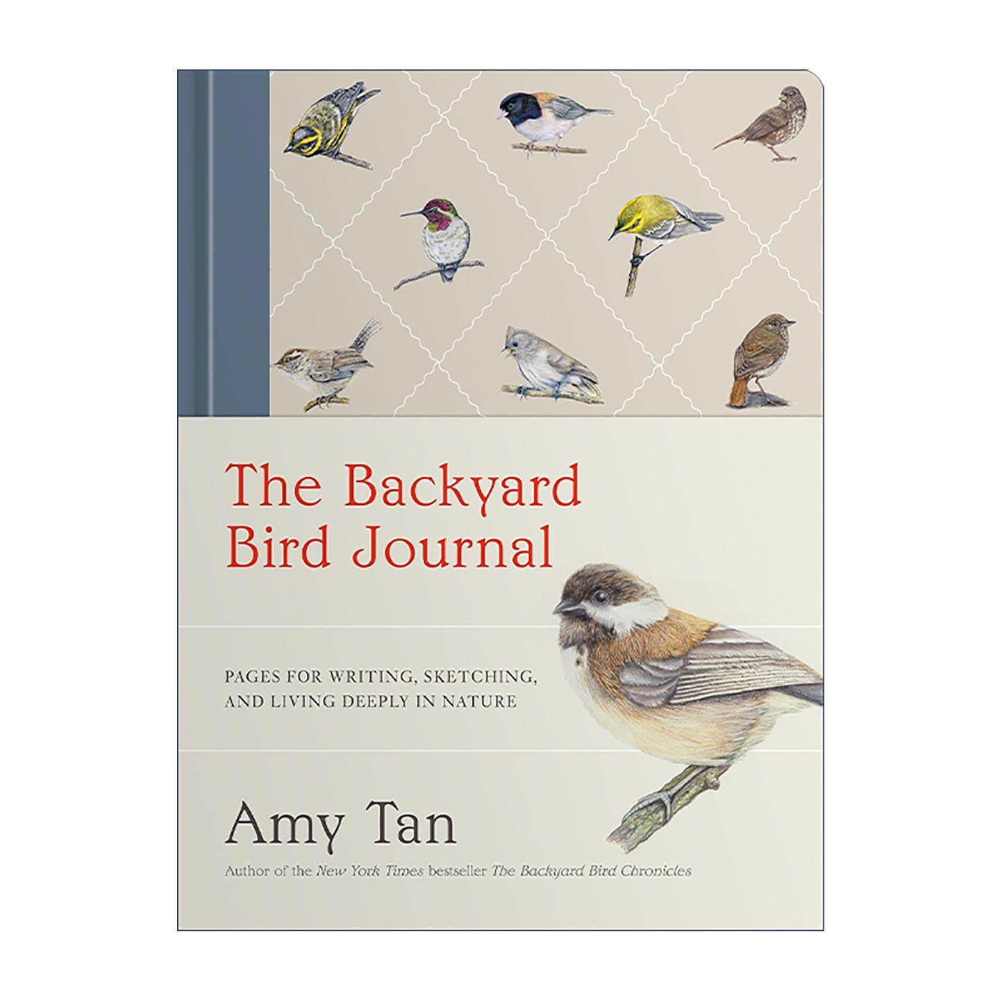 英文原版 The Backyard Bird Journal 后院观鸟手帐簿 日记 素描 喜福会作者谭恩美 英文版 进口英语原版书籍