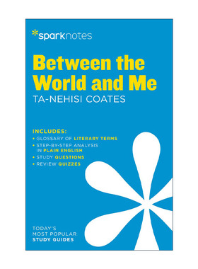 英文原版 Between the World and Me 在世界与我之间 SparkNotes Literature Guide文学导读系列 英文版 进口英语原版书籍