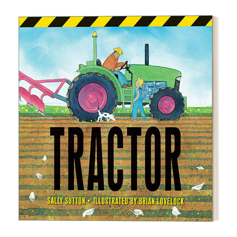 英文原版绘本 Tractor 拖拉机 交通工具主题 儿童精装绘本 Sally Sutton 英文版 进口英语原版书籍