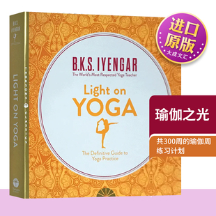 英文原版 瑜伽之光 艾扬格 进口英语书 瑜伽入门教程教材 Yoga 现代瑜珈书籍 Light 英文版
