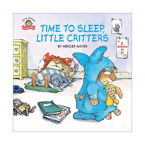 英文原版 Time to Sleep Little Critters 2-books-in-1 该睡觉啦 小怪物小毛人 儿童绘本 英文版 进口英语原版书籍
