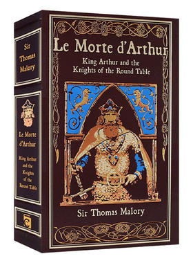 英文原版 Le Morte DArthur 亚瑟王之死 Leather Bound Classics 经典皮革精装 Thomas Ma 英文版 进口英语原版书籍